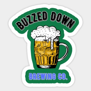 Buzzed down brewing Sticker